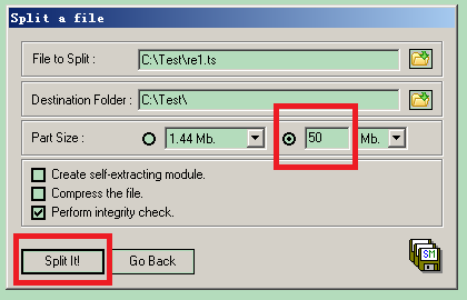 splitter split